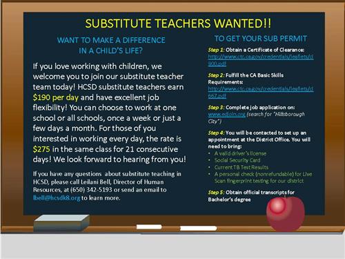 Substitute Teachers Substitute Teachers